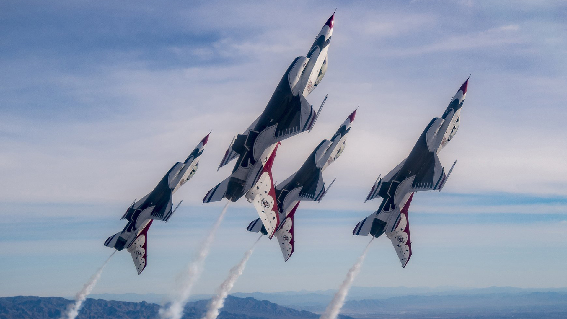 Vice President Mike Pence recalled recently meeting the US Air Force Thunderbird pilot who was killed in a Wednesday training incident, offering his condolences in a series of tweets Thursday. (Credit: U.S. Air Force Photo by Tech. Sgt. Christopher Boitz)