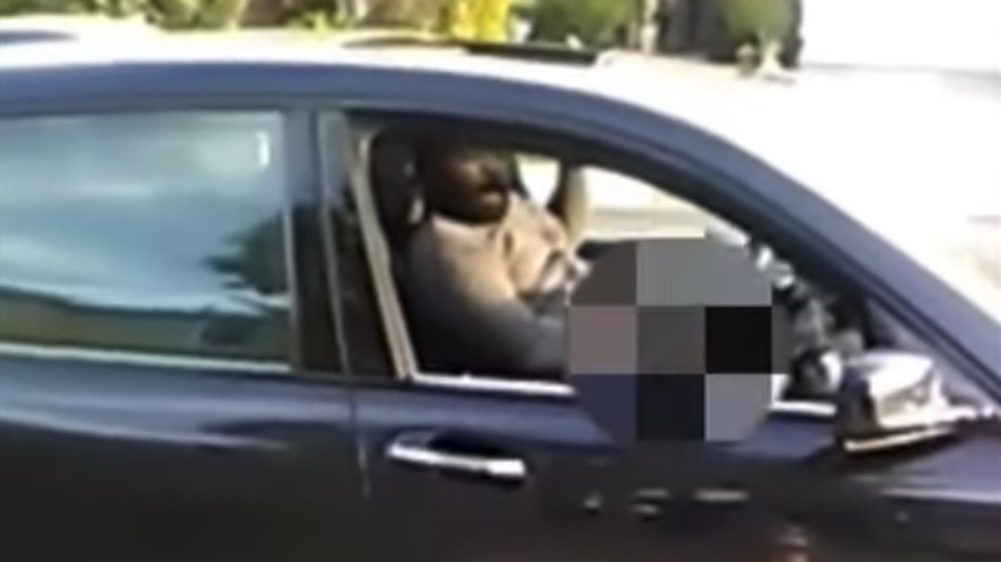 A teen recorded a man masturbating in his car in Victorville on April 23, 2018. (Credit: Jeremiah Dugan)