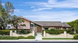 The front exterior of the iconic "Brady Bunch" home in Studio City. (Credit: Anthony Barcelo)