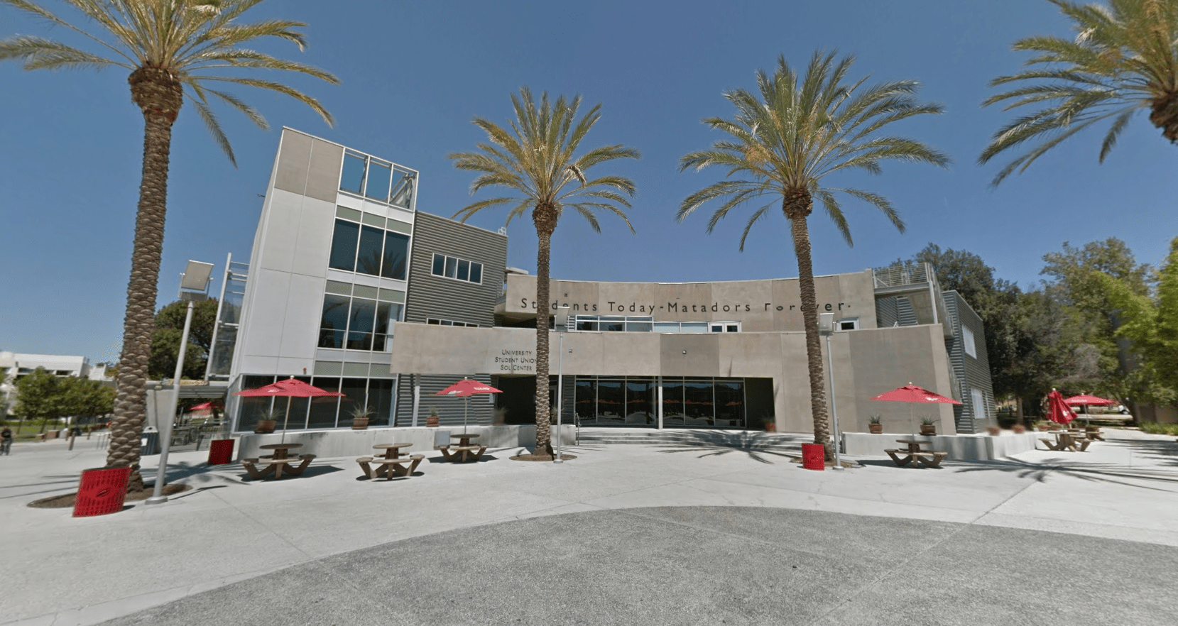 The University Student Union Sol Center at Cal State Northridge, which houses the Pride Center, is seen in a Google Maps Street View image from July 2015.