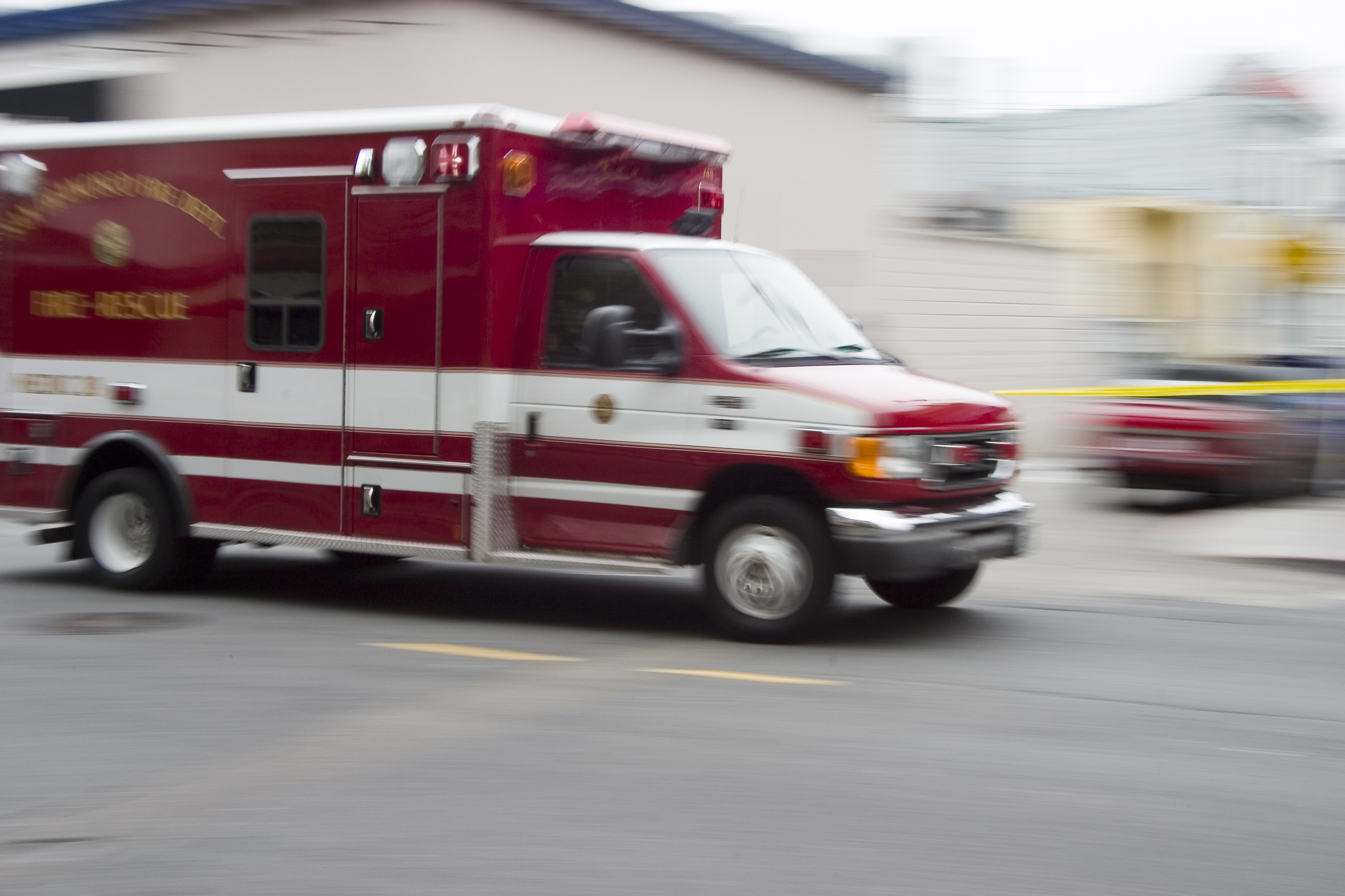 A file image shows a paramedic's ambulance. (Credit: iStock / Getty Images Plus)