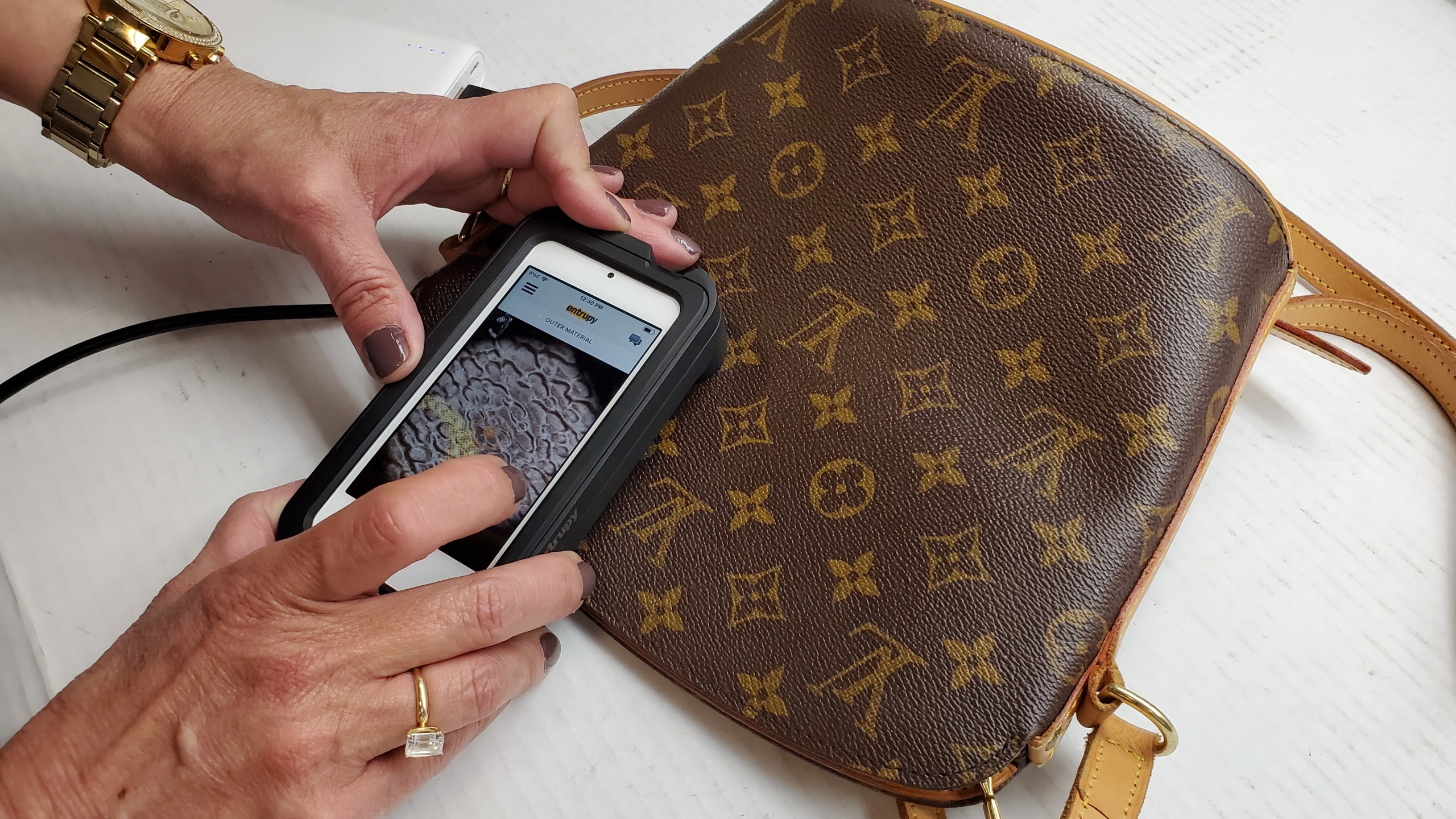 goodwill entrupy counterfeit purses