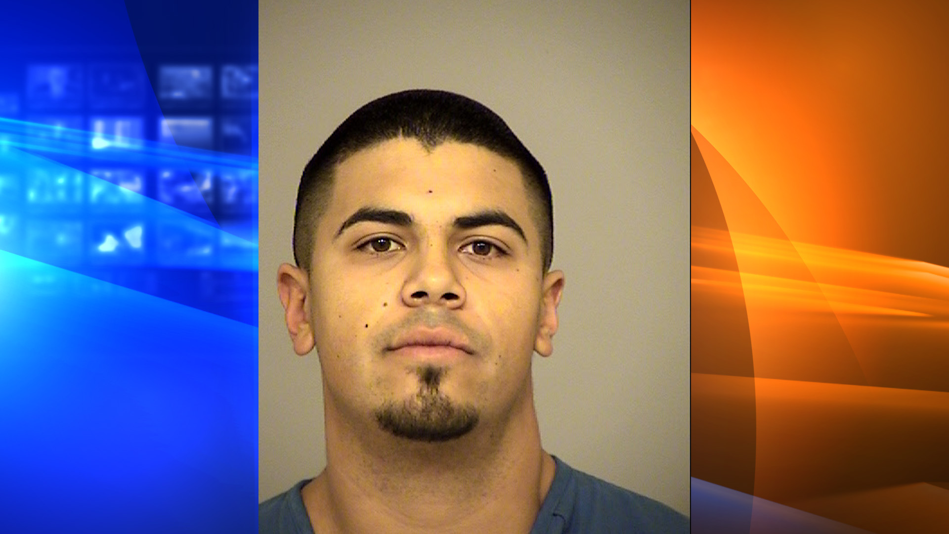 Cameron Scott Lykins, 23, is seen in this booking photo from the Ventura County Sheriff's Department.