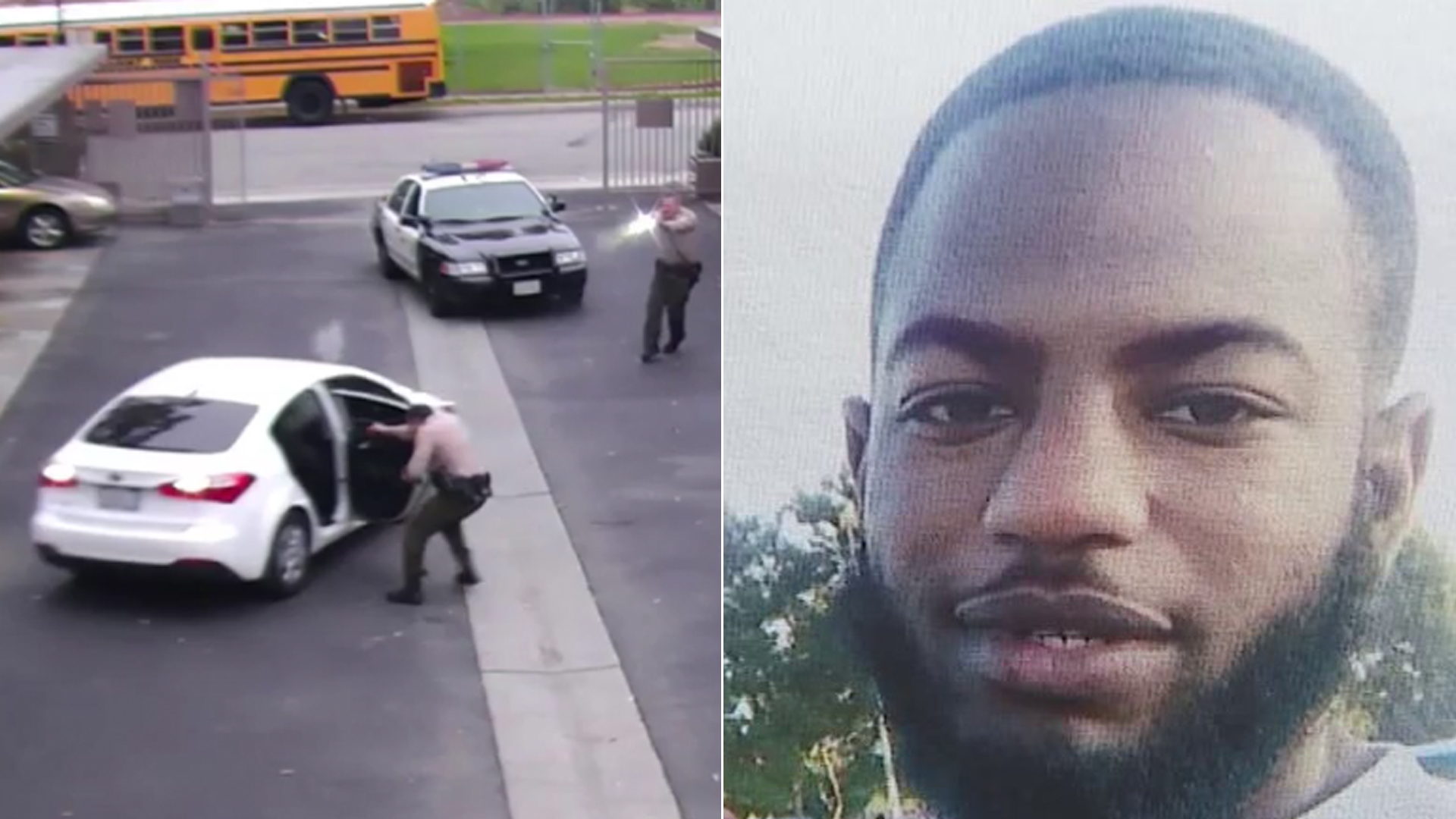Surveillance video of the deputy-involved-shooting that killed Ryan Twyman, seen on the right, was released by LASD on June 20, 2091.