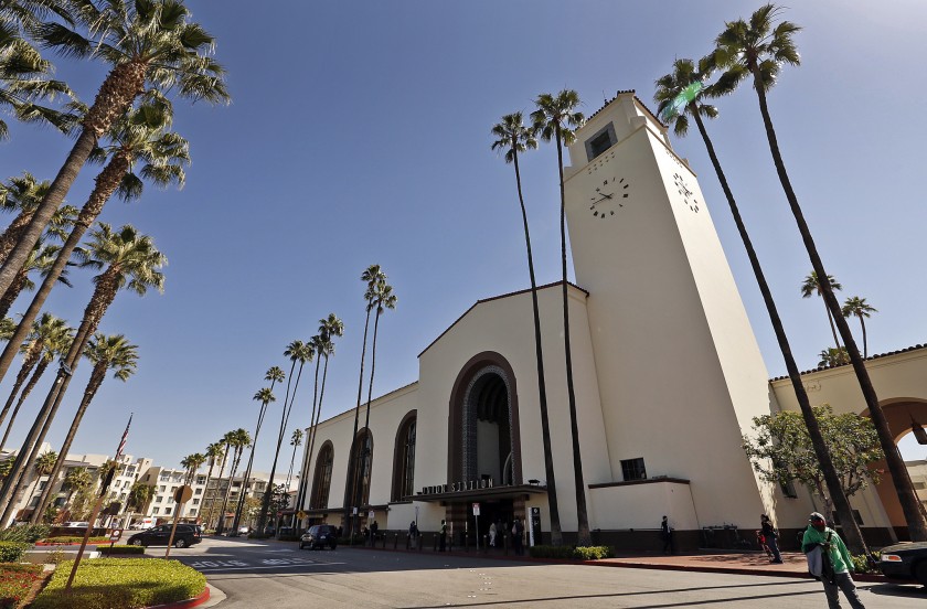 Los Angeles' Union Station is seen in a file photo. (Credit: Al Seib / Los Angeles Times)
