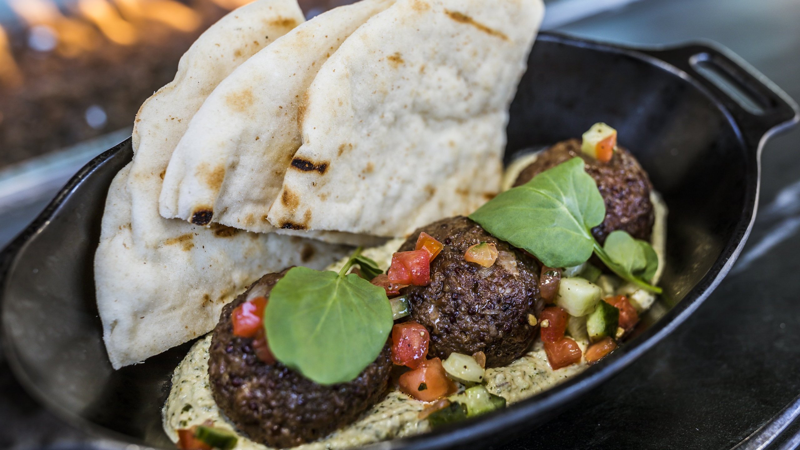 A meal served at Star Wars: Galaxy's Edge called a "Felucian Garden Spread." (Credit: Disney)