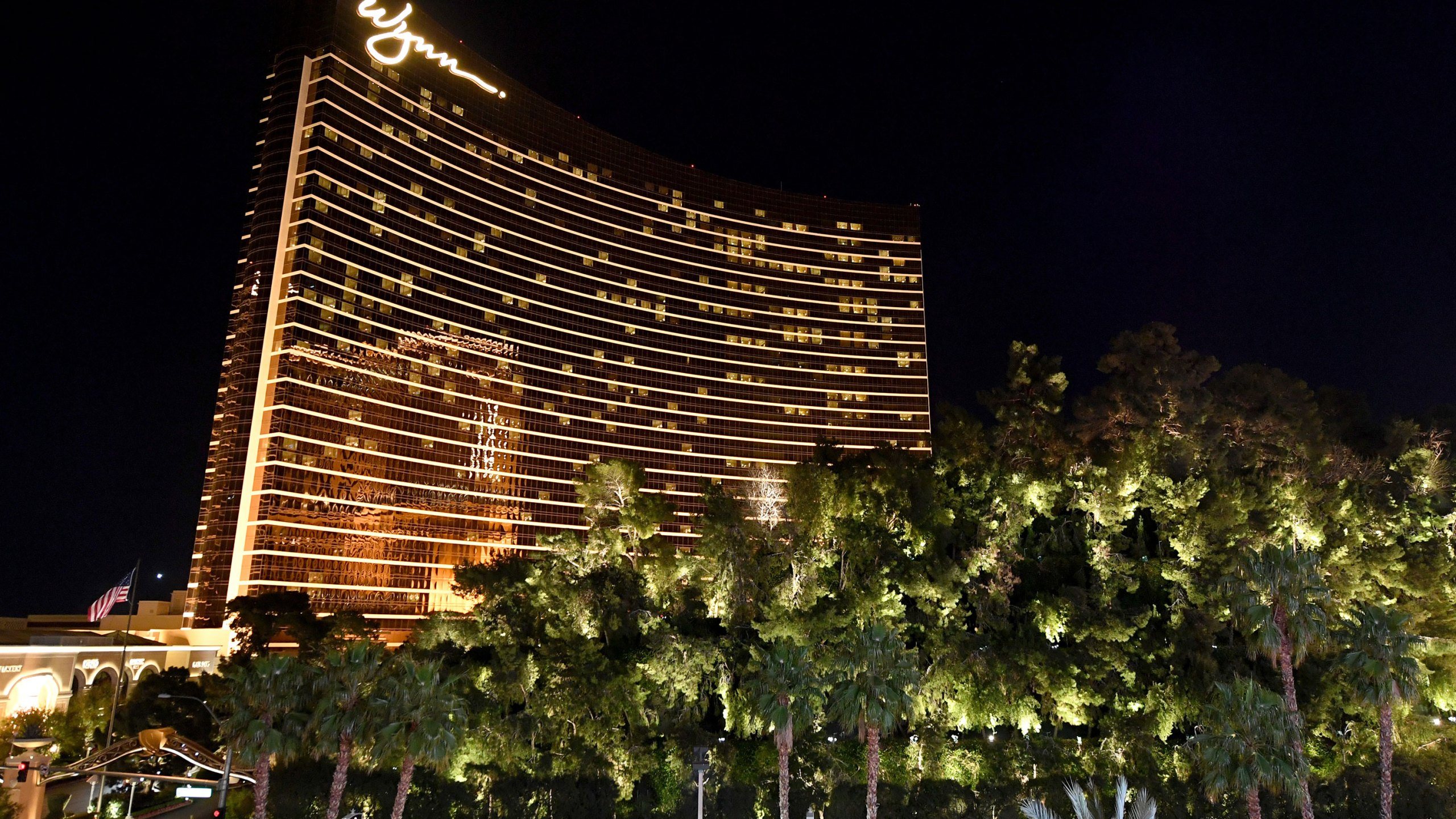 Wynn Las Vegas is seen on March 14, 2020, in Las Vegas, Nevada. (Ethan Miller/Getty Images via CNN)