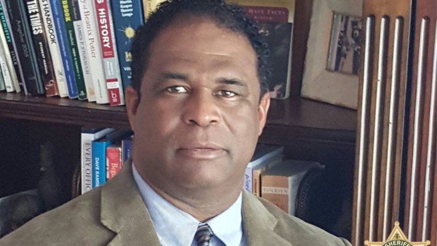 Riverside County Sheriff's Department Deputy Terrell Young is seen in an undated photo released by the agency.