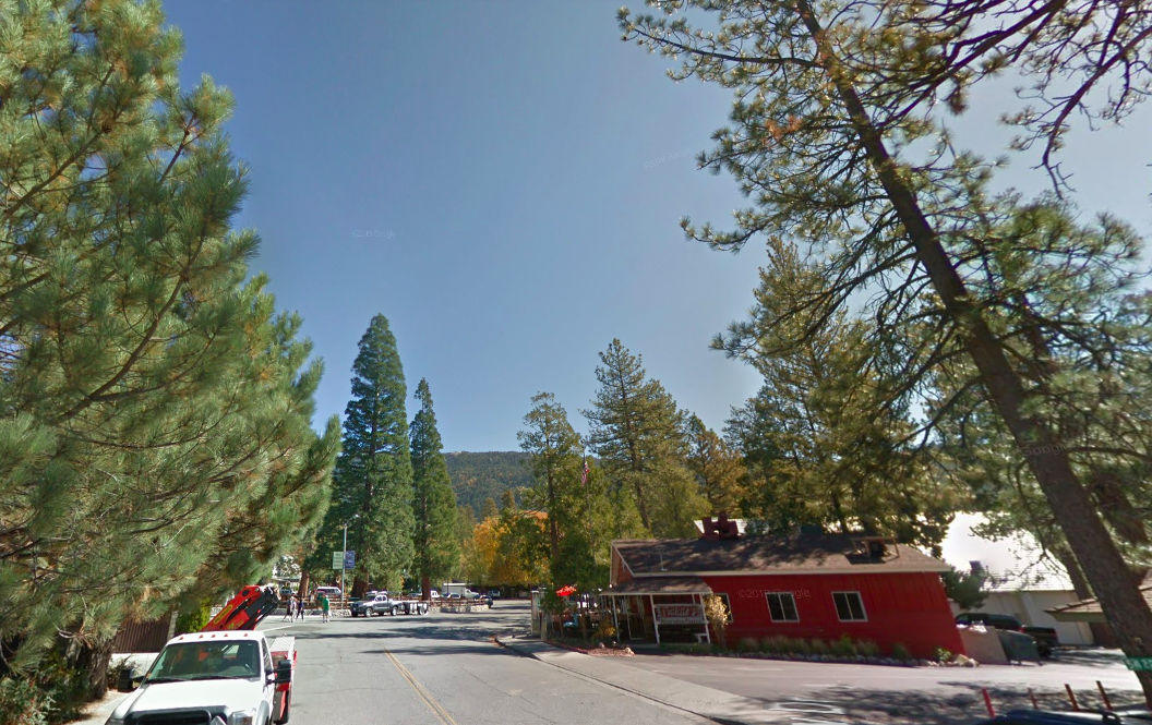 The unincorporated community of Idyllwild-Pine Cove is seen in this Google Maps image.