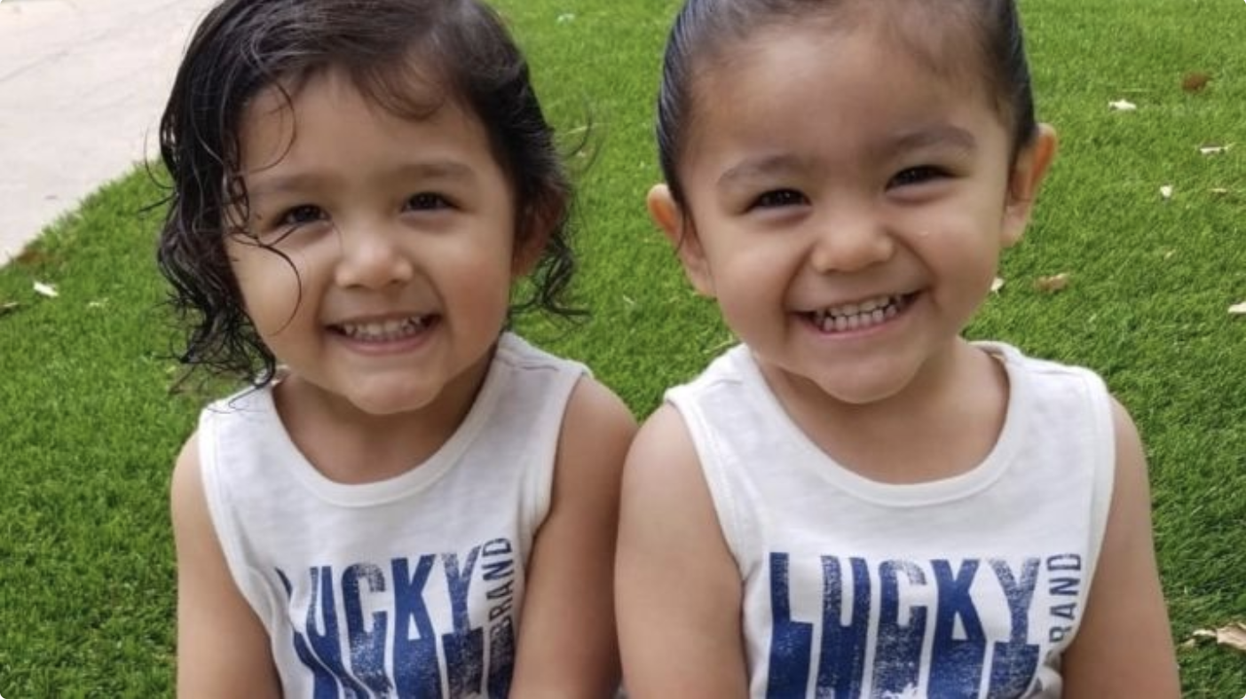 Keven Arias, left, and his 3-year-old brother are seen in a photo from a GoFundMe page.