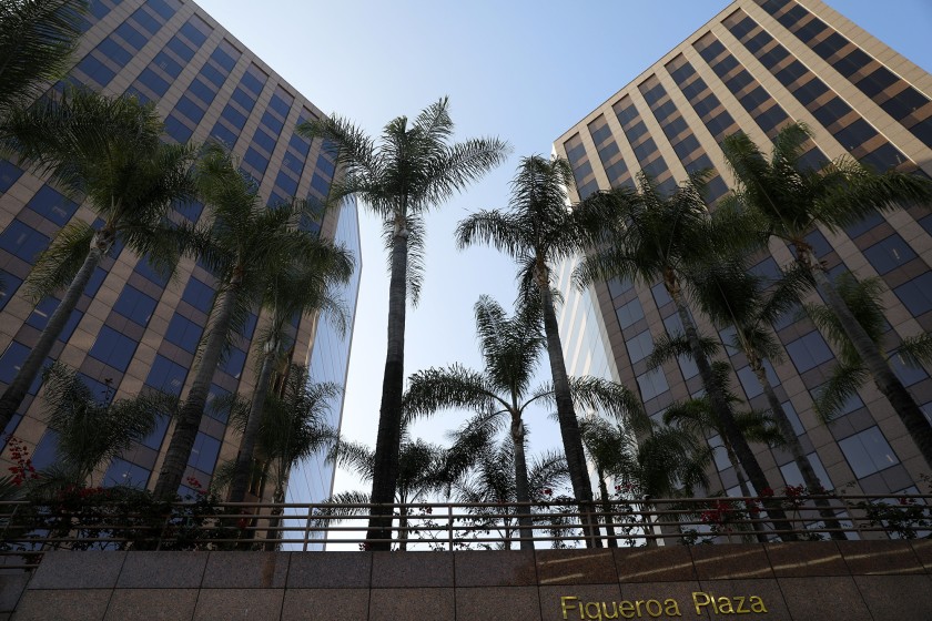 The city of Los Angeles’ Development Services Center, which houses the Department of Building and Safety, is shown in an undated photo. (Jay L. Clendenin / Los Angeles Times)