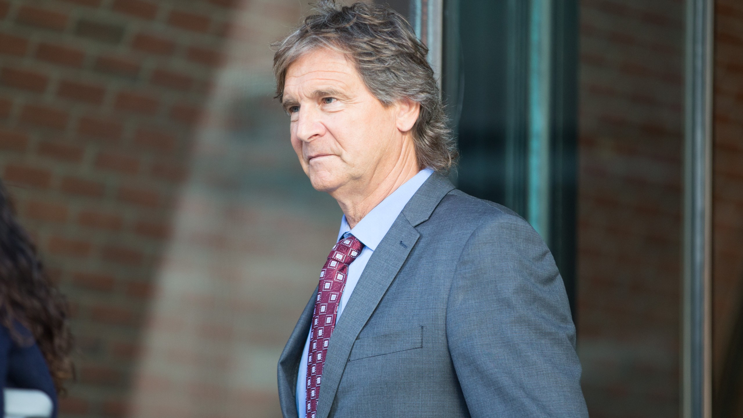Jovan Vavic, former water polo coach at the University of Southern California, leaves following his arraignment at Boston Federal Court on March 25, 2019 in Boston, Massachusetts. (Scott Eisen/Getty Images)