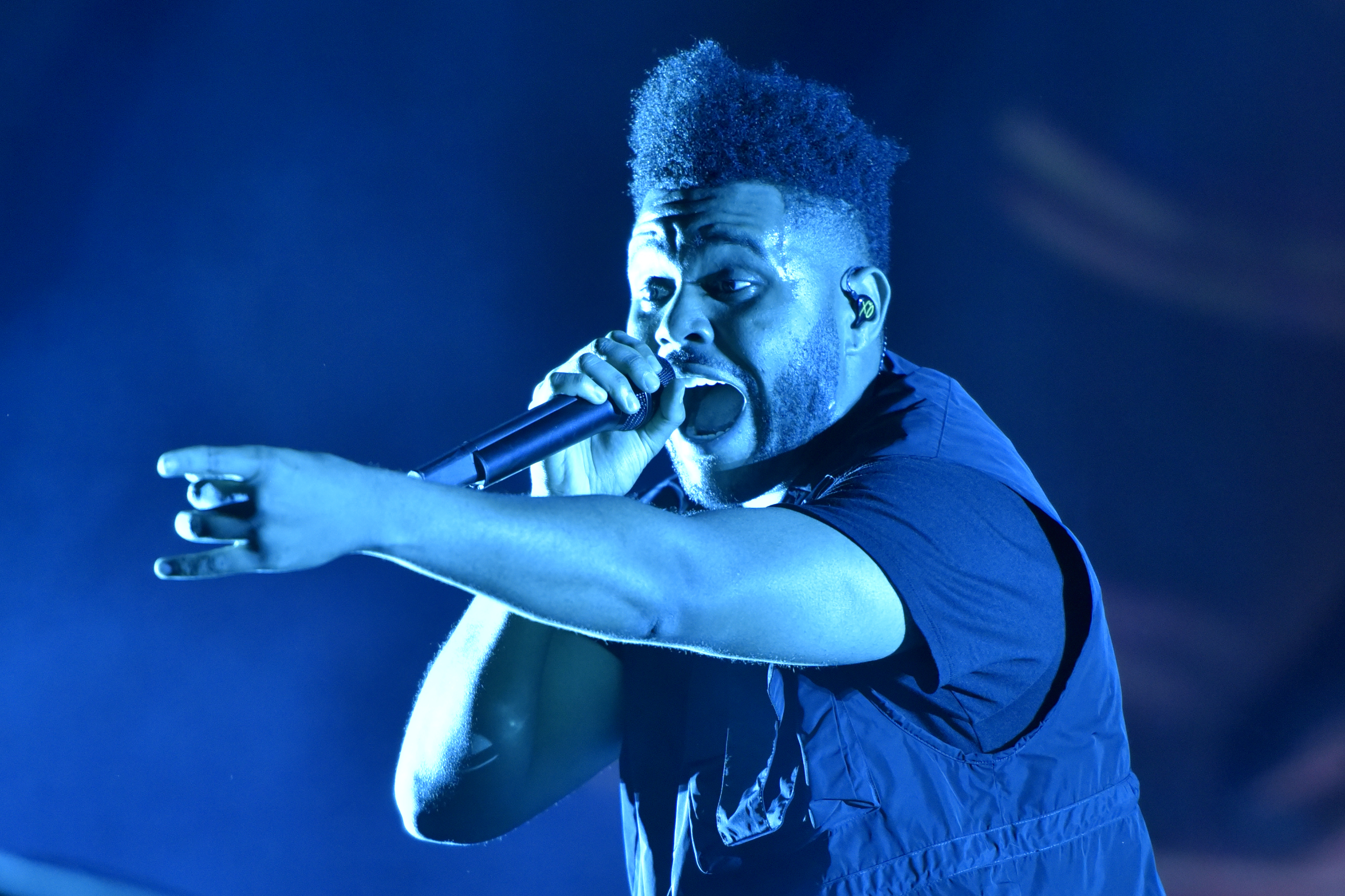 The Weeknd performs on day three at Lollapalooza in Chicago on Aug 4, 2018. The NFL, Pepsi and Roc Nation announced Thursday, Nov. 12 that the three-time Grammy winner will perform at the 2021 Pepsi Super Bowl Halftime Show on Feb. 7 at Raymond James Stadium in Tampa, Florida. (Photo by Rob Grabowski/Invision/AP, File)