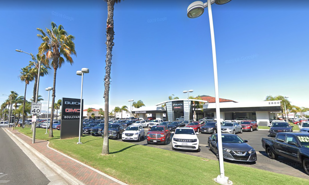 The 2800 block of Cherry Avenue in Signal Hill is shown in a Street View image from Google Maps.