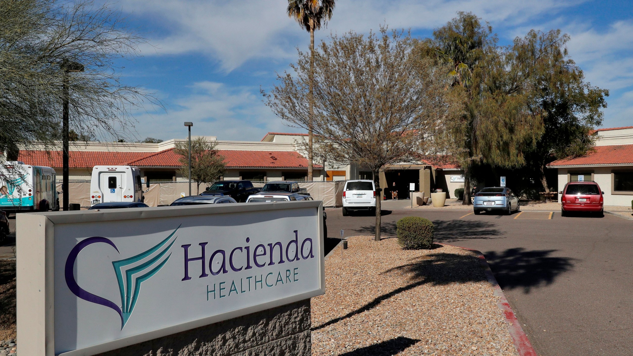 The Hacienda HealthCare facility in Phoenix, where an incapacitated woman was raped and later gave birth, is seen on Jan. 25, 2019.(Matt York / Associated Press)