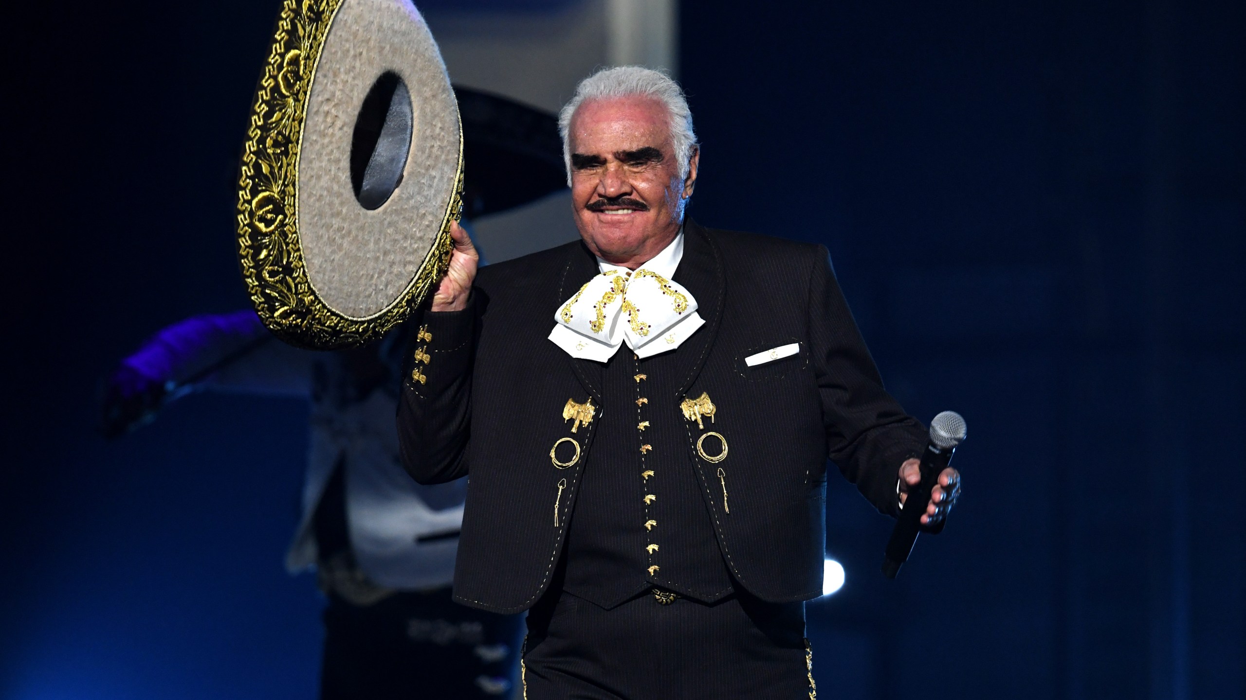 Vicente Fernández performs onstage during the 20th annual Latin GRAMMY Awards at MGM Grand Garden Arena on Nov. 14, 2019 in Las Vegas. (Kevin Winter/Getty Images for LARAS)