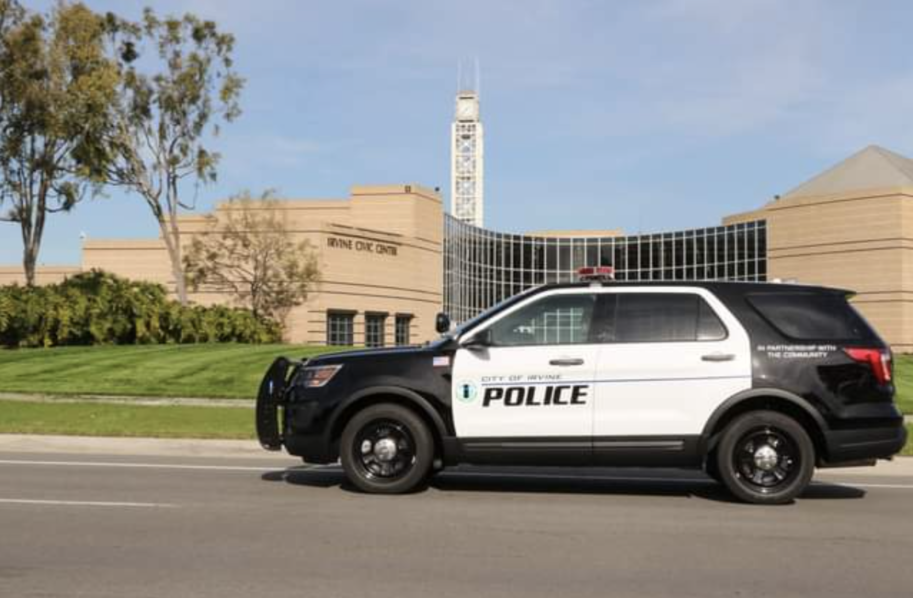 An Irvine police vehicle is seen in this undated file photo. (Irvine Police Department)