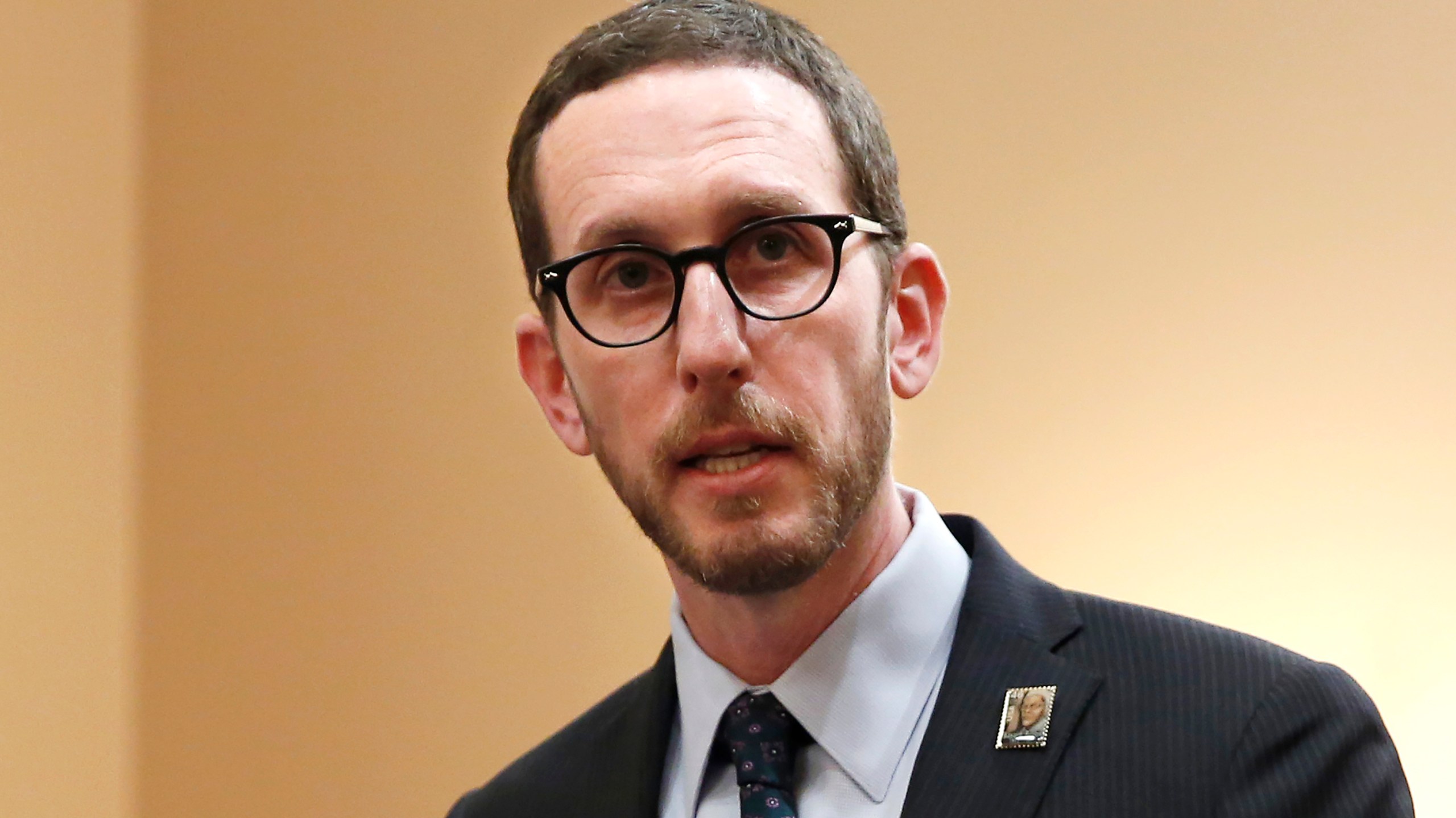In this Jan. 21, 2020, file photo, state Sen. Scott Wiener, D-San Francisco, speaks at a news conference in Sacramento, Calif. Wiener urged lawmakers, on Wednesday Sept. 1, 2021, to approve a measure requiring department stores with 500 or more employees to maintain gender neutral sections for toys and childcare items. The Senate approved the bill and sent it to the Assembly. (AP Photo/Rich Pedroncelli, File)