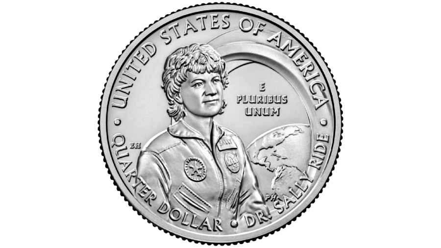 The Dr. Sally Ride Quarter is the second coin in the American Women Quarter Program. (U.S. Mint)