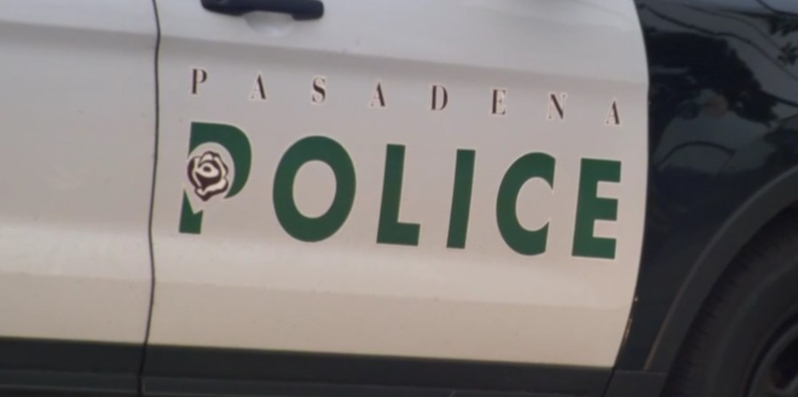 A Pasadena Police Department vehicle is seen in this file image taken on Jan. 18, 2022. (KTLA)