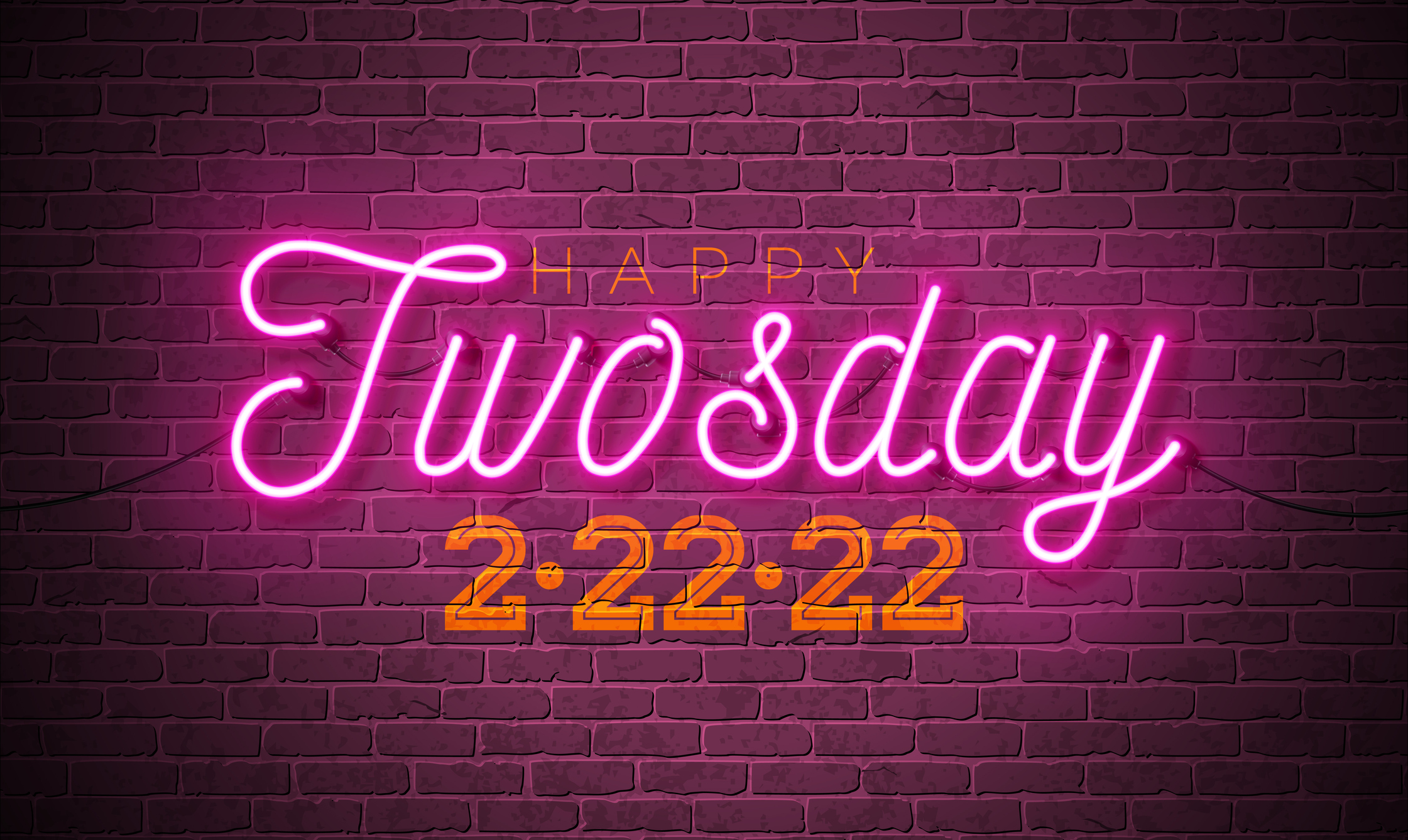 A "Happy Twosday" Illustration. (iStock/Getty Images Plus)