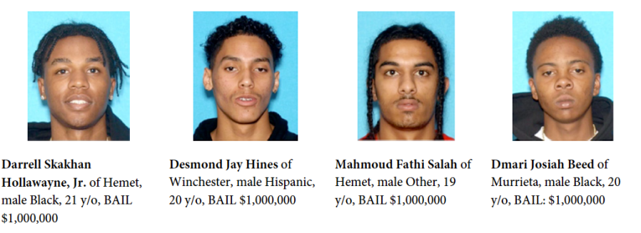 Beverly Hills police released these images of the outstanding suspects on Feb. 15, 2022.