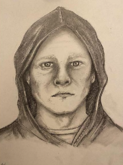This sketch of a sexual assault suspect was released by the Orange County Sheriff's Department on Feb. 26, 2022.