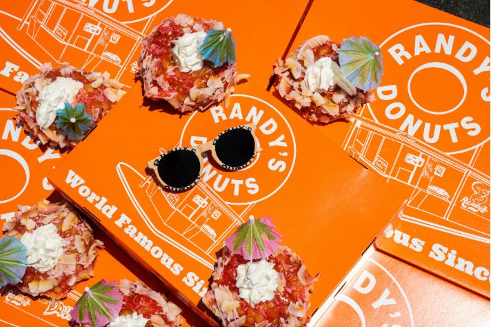 Randy's Donuts and active sunglass company Goodr collaborated on a sunglass design and limited edition donut. (Goodr)