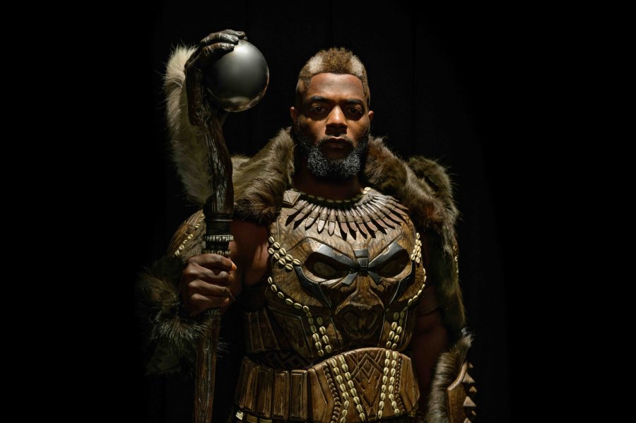 M’Baku from "Black Panther: Wakanda Forever" at Avengers Campus
