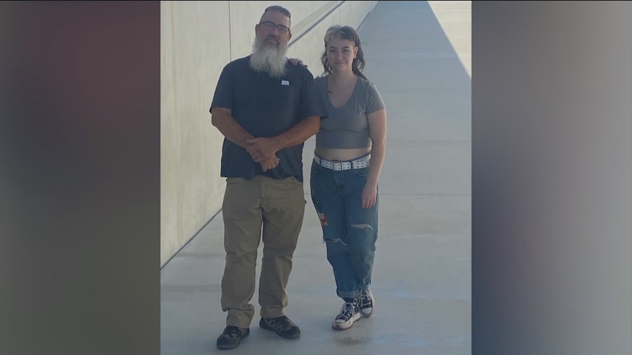 Ken and McKenna Evans in a picture provided by Elizabeth Evans and Family.