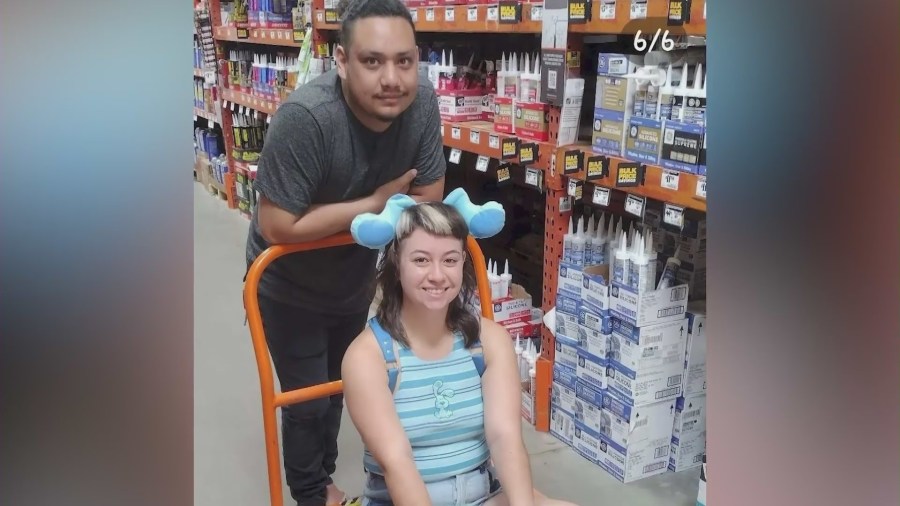 Jesse Mercado and McKenna Evans in a picture provided by Elizabeth Evans and Family.