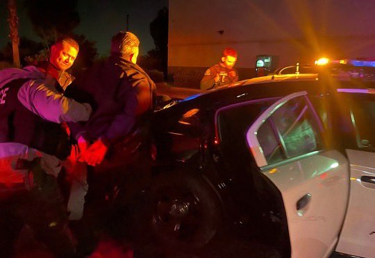 A man was taken into custody after a Nov. 10, 2022, hit-and-run in Upland. (Upland Police Department)