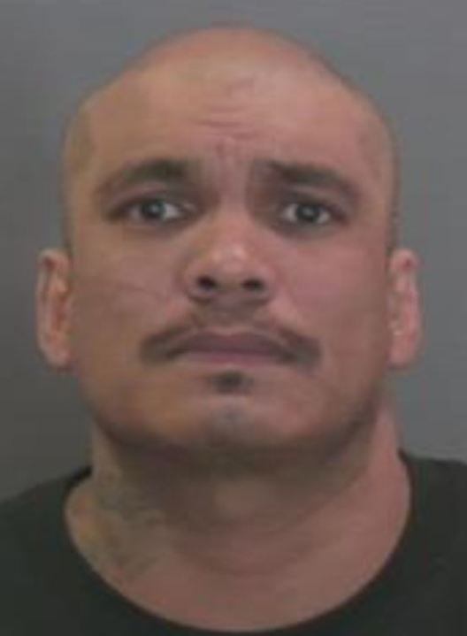 Suspect Adam Galaviz, 45, in a photo from the Anaheim Police Department.