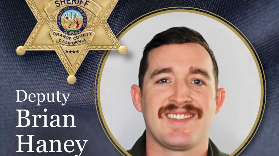 Orange County Sheriff's Department Deputy Brian Haney is seen in a photo released by the agency on Feb. 9, 2023.