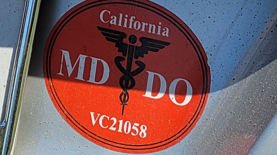 California MDDO Sticker