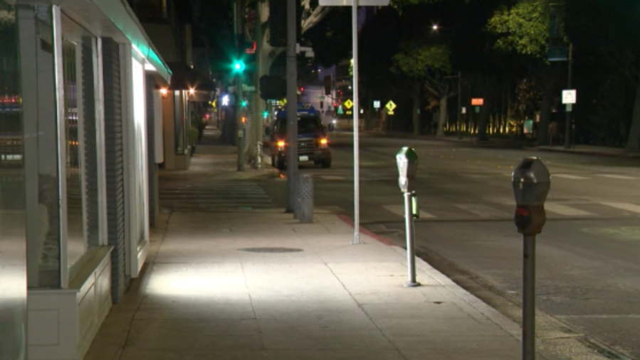 Two men were robbed while walking in Beverly Hills.