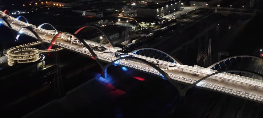 Bridgefest LA 2023 will take over the 6th Street Bridge in downtown Los Angeles on Aug. 5, 2023. (Bridgefest LA)