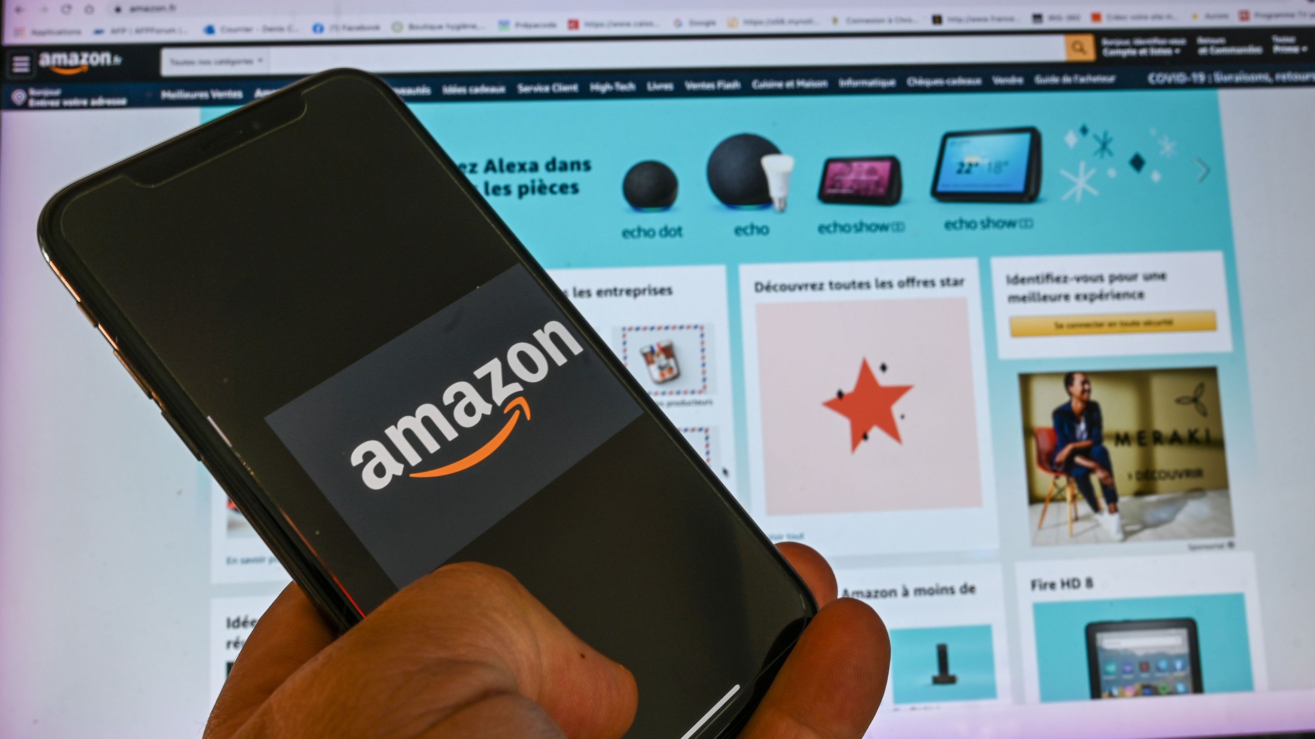 Amazon website and app