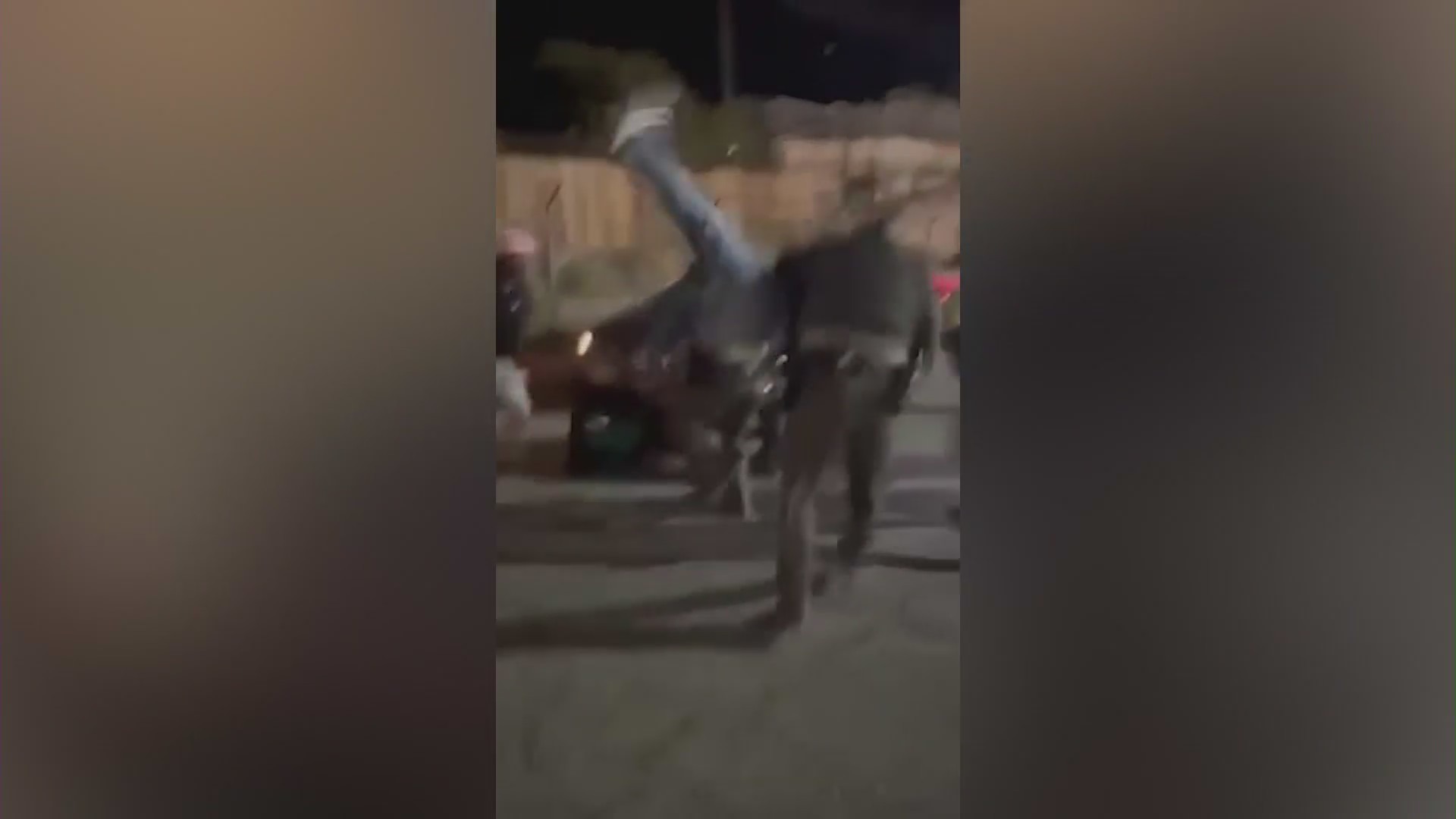 A teen girl is hospitalized after being thrown to the ground by a sheriff’s deputy during a violent brawl at Victor Valley High School on Sept. 22, 2023.