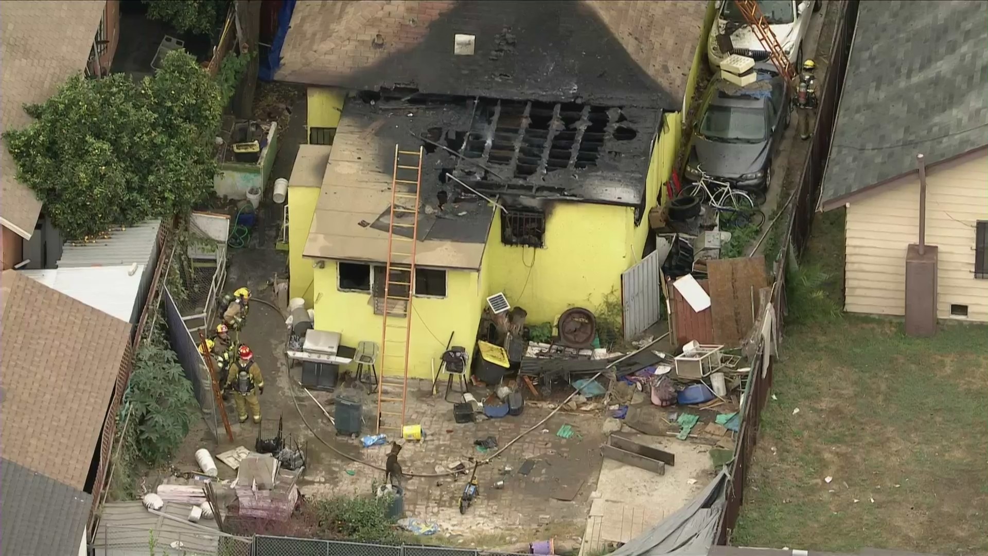 South L.A. house fire