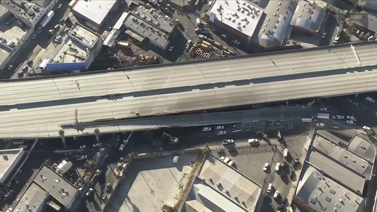 10 Freeway fire