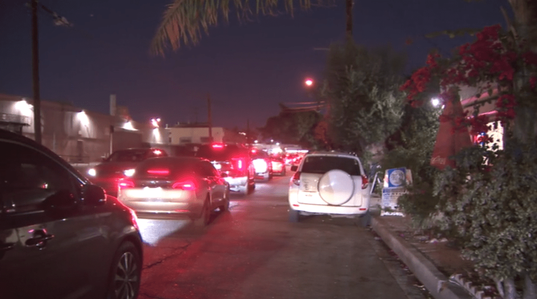 Detour traffic from 10 Fwy closure