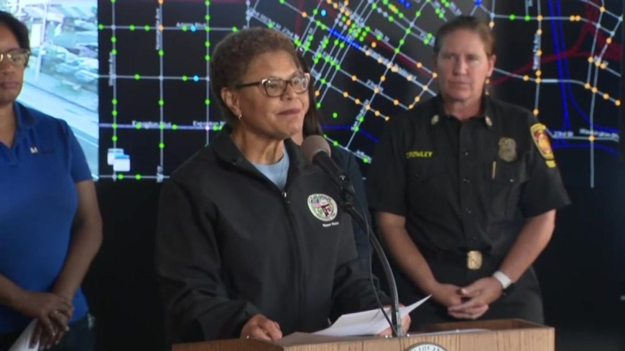 Officials update public on massive fire that has closed 10 freeway