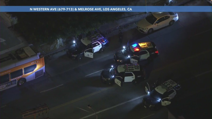 Police investigating reports of armed man on Metro bus in Hollywood