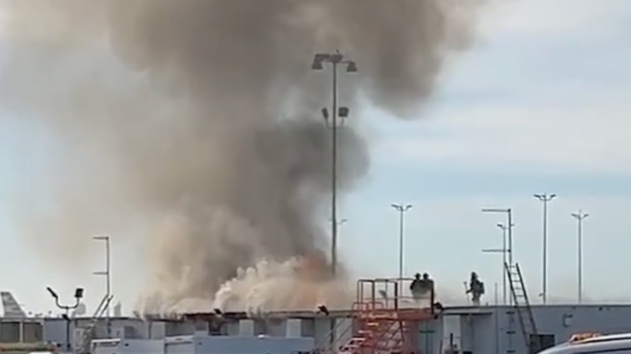 Terminal at LAX goes up in flames; cause of fire under investigation