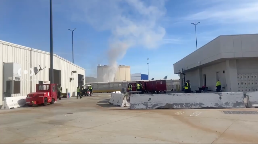 Terminal at LAX goes up in flames; cause of fire under investigation