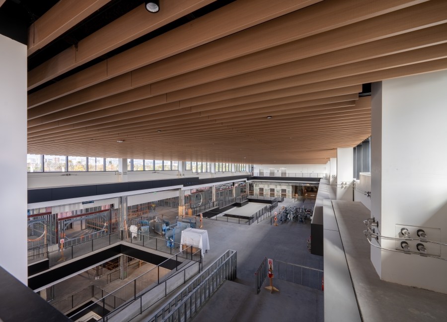 An interior atrium at the UCLA Research Park is shown in this undated photo provided by UCLA.