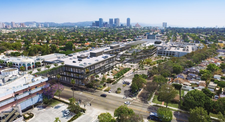 An aerial rendering of the UCLA Research Park. (Illustration/UCLA )