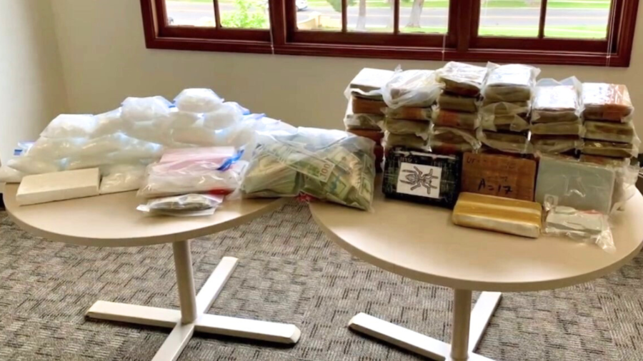 Seven alleged members of a San Fernando Valley drug trafficking ring were arrested during a major bust where authorities found over $1 million worth of narcotics. (Bureau of Alcohol, Tobacco, Firearms and Explosives)
