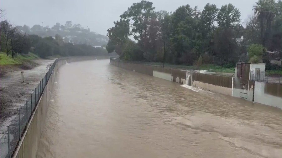 Sepulveda Basin closed to all traffic due to flooding